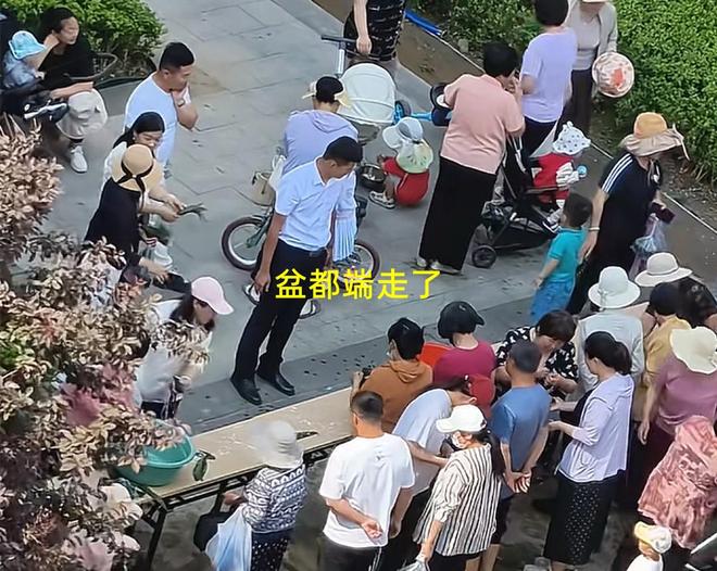 粽子大妈连盆都端走了还围堵物业要鸡蛋mg不朽情缘网站山东：小区端午免费包(图1)